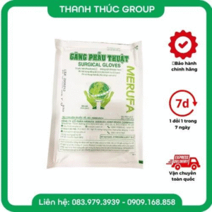 [1 Đôi] Găng Tay Phẫu Thuật Tiệt Trùng Marufa