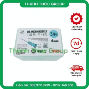 Hộp 50 Đầu Kim Tiêm Dr.Micro Needles 34g 4mm