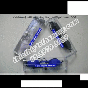 Mắt kính bảo vệ mắt khách hàng khi dùng bắn Laser