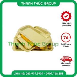 Khay Inox HCN Mạ Vàng