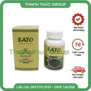 Tảo Xoán Spirulina Sato Dạng Bột