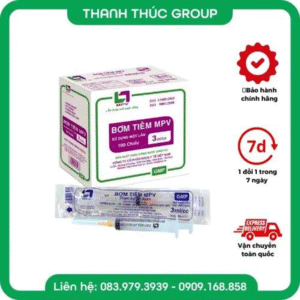 [ 100 Chiếc ] Bơm Tiêm MPV 3ml Sử Dụng Một Lần